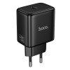 Адаптер мережевий HOCO Profit single port PD charger N83 |1Type-C, 40W/3A, PD/QC| black