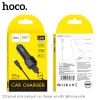 Адаптер автомобільний Hoco Lightning cable Z23 |2USB, 2.4A| white