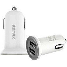 Адаптер автомобільний REMAX Mini RCC-201 |2USB, 2.1A| white