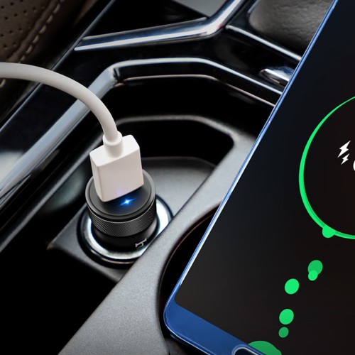 Адаптер автомобільний  HOCO Compatible Super Fast Charge Z32A |1USB, 4A, QC3.0, 18W| black