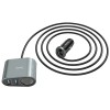 Адаптер автомобільний Hoco with LED Companheiro Front and Rear Seat Cigarette Lighter Z35A |3USB, 2.4A, 100W| black