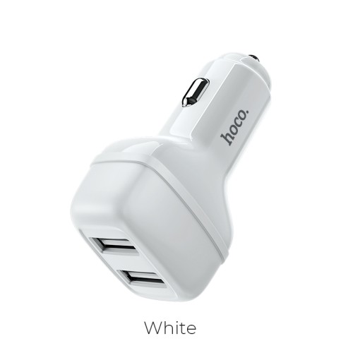 Адаптер автомобільний HOCO Leader Z36 |2USB, 2.4A| black