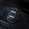 Адаптер автомобільний HOCO Leader Z36 |2USB, 2.4A| black