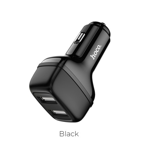 Адаптер автомобільний HOCO Leader Z36 |2USB, 2.4A| white
