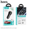 Адаптер автомобільний HOCO Resolute car charger Z38 |1USB/1Type-C, QC/PD, 3A, 38W| black