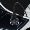 Адаптер автомобільний HOCO Micro USB cable Farsighted dual port QC3.0 car charger set Z39 |2USB, QC3.0, 3A/18W| blue