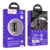 Адаптер автомобільний HOCO Micro USB Cable  Developer dual port car charger set NZ1 |2USB, 3A, 36W, QC| black