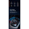 Адаптер автомобільний USAMS Dual Cigarette Lighters Digital Fast Car Charger C28 US-CC151 |2USB/1Type-C, 245W/6A, PD/QC| black