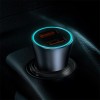 Адаптер автомобільний BASEUS Golden Contactor Pro Dual Quick Charger Car Charger |2USB, 5A/40W, QC| (CCJD-A0G) grey