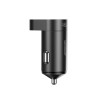Адаптер автомобільний JOYROOM Intelligent 2-port LED Fast Car Charger C-A17 |1USB/1Type-C, 48W/3A, PD/QC| black