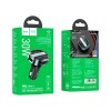 Адаптер автомобільний HOCO car BT FM transmitter E70 |2USB/Type-C, PD/QC, 30W/3A| black
