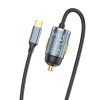 Адаптер автомобільний Hoco Type-C Cable Car charger NZ7 |1USB, 20W/3A, PD/QC| grey