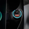 Адаптер автомобільний Baseus Golden Contactor Max Dual Fast Charger Car Charger |2USB, QC/PD, 60W/3A| grey