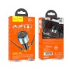 Адаптер автомобільний HOCO Type-C to Type-C cable Galloper NZ9 |1USB/2Type, 95W/3A, PD/QC| black