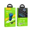 Адаптер автомобільний HOCO Type-C to Lightning Cable Tough dual port car charger Z48 |2Type-C, 40W/3A, PD/QC| grey