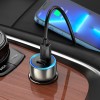 Адаптер автомобільний HOCO Type-C to Lightning Cable Tough dual port car charger Z48 |2Type-C, 40W/3A, PD/QC| grey