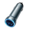Адаптер автомобільний HOCO Prosperous dual-port car charger Z54 |2USB, 15.5W/2.4A| grey