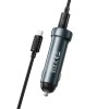 Адаптер автомобільний HOCO Prosperous dual port car charger Z54A (Type-C to Type-C set) |1USB/1Type-C, PD/QC, 48W/3A| grey