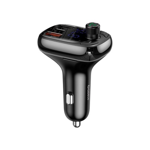Адаптер автомобільний Baseus T Shaped Car Bluetooth MP3 Player S-13 (PPS Fast Charger Edition) black