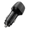 Адаптер автомобільний BOROFONE Solid dual-port car charger BZ31A |2USB, 17W/3.4A Max| black
