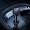 Адаптер автомобільний BOROFONE Solid single-port PD30W car charger C to C set BZ31B |1Type-C, 30W/3A, PD/QC| black