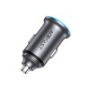 Адаптер автомобільний ACEFAST PD dual port metal car charger B15 |1Type-C/1USB, PD/QC, 65W/3A| grey