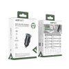 Адаптер автомобільний ACEFAST PD dual port metal car charger B15 |1Type-C/1USB, PD/QC, 65W/3A| grey