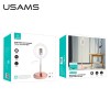 Тримач з кільцевим освітленням USAMS  Stretchable and foldable holder with fill light US-ZB120 |168cm| pink