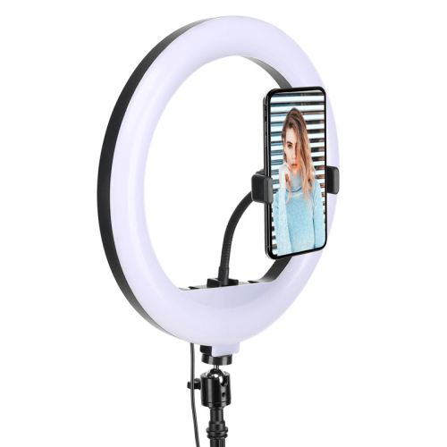 Тримач з кільцевим освітленням Bluetooth 12" YQ-320b light set (Kit1)  |170cm Stand, USB Powered, 3000-6500K| black
