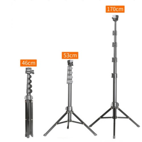 Тримач з кільцевим освітленням Bluetooth 12" YQ-320b light set (Kit1)  |170cm Stand, USB Powered, 3000-6500K| black