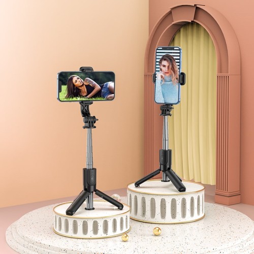 Селфі-монопод HOCO Figure mini live broadcast stand K17 |BT4.0, 4.5-7", 0.6m| black