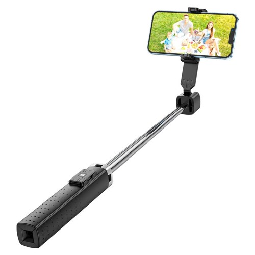 Селфі-монопод HOCO Wave four-leg live broadcast holder K18 |BT| black