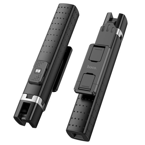 Селфі-монопод HOCO Wave four-leg live broadcast holder K18 |BT| black