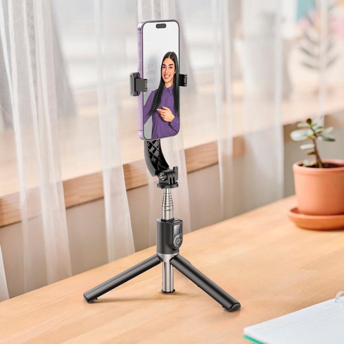 Селфі-монопод HOCO Prior live broadcast holder K20 |BT| black