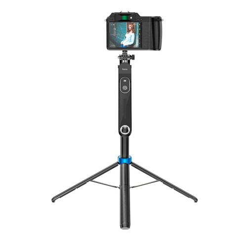 Селфі-монопод HOCO Handy aluminum alloy anti-shake live broadcast holder K22 |L 1.75m, BT| black