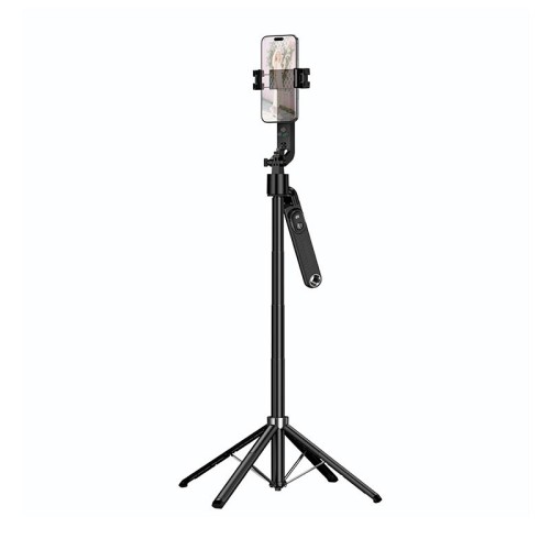 Селфі-монопод HOCO Soporte smart live broadcast holder K32 |BT5.2, 8h, 1.81m| black