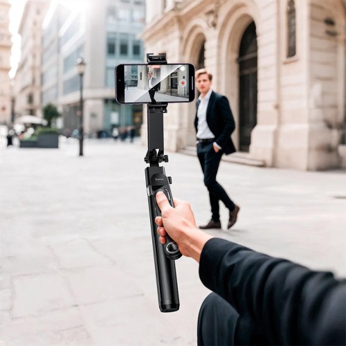 Селфі-монопод HOCO Soporte smart live broadcast holder K32 |BT5.2, 8h, 1.81m| black