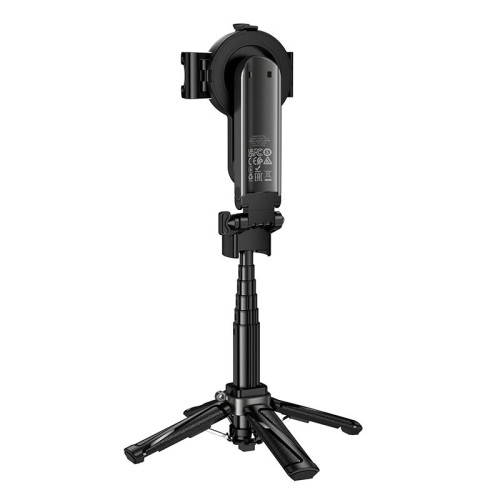 Монопод HOCO Magic mini live broadcast stand (pull clip+magnetic focusing version) K27 Pro |BT5.2, 4.5-7"| black