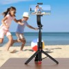 Селфі-монопод ACEFAST selfie stick with automatic tripod E42 |1.05m, 10m remote| black