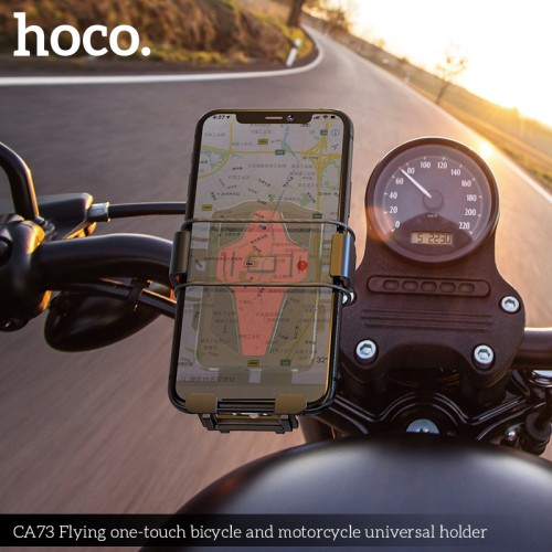 Тримач HOCO Flying one-touch bicycle and motorcycle universal CA73 black-red