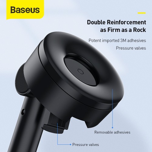 Тримач BASEUS Simplism gravity car mount holder with suction base (SUYL-JY01) black