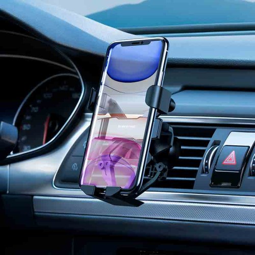 Тримач BOROFONE Gracioso gravity linkage car holder BH32 black