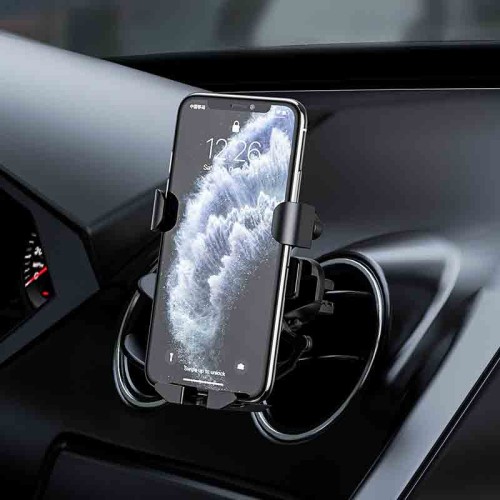 Тримач BOROFONE Gracioso gravity linkage car holder BH32 black