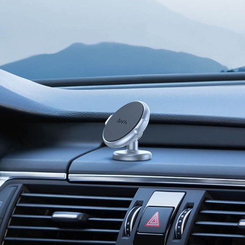 Тримач HOCO Fantasy center console magnetic car holder CA87 black