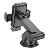 Тримач HOCO Polaris push-type telescopic suction cup car holder CA95 black