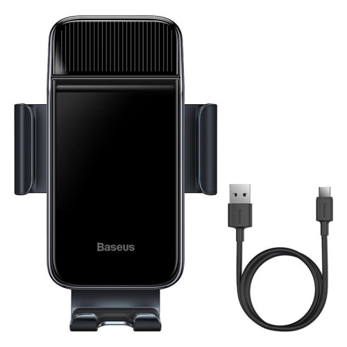 Тримач BASEUS Smart Solar Power Wireless Cycling Electric Holder IP54 |4.7-6.7"| (SUZG010001) black