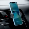 Тримач HOCO Pursue pull clip car holder (air outlet) H14 |4.5-7"| black