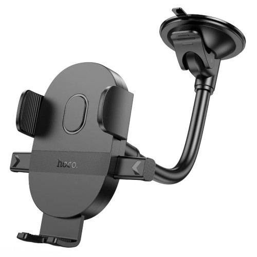 Тримач HOCO Mighty one-button car holder (windshield) H20 black