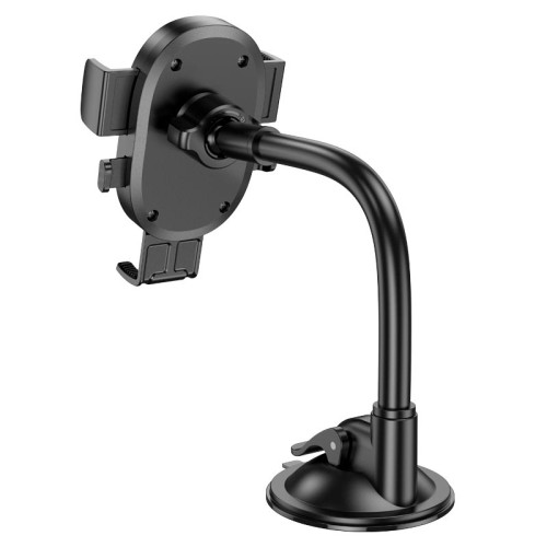 Тримач HOCO Mighty one-button car holder (windshield) H20 black