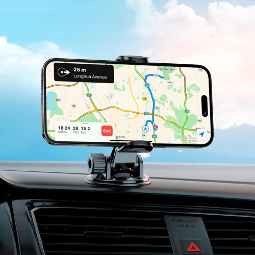 Тримач Borofone Enlighten clip car holder(center console) BH89 |4.5-7"| black